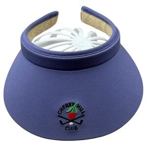 Imperial Cherry Hill Club Blue Golf Visor‎ Adjustable One Size